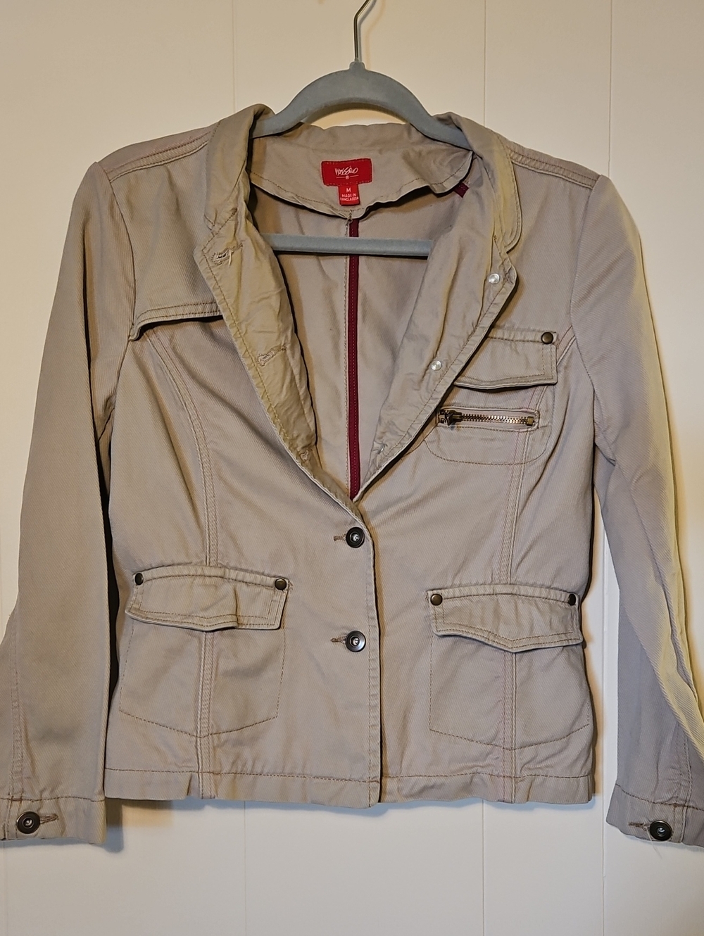 Mossimo Denim Utility Blazer Jacket